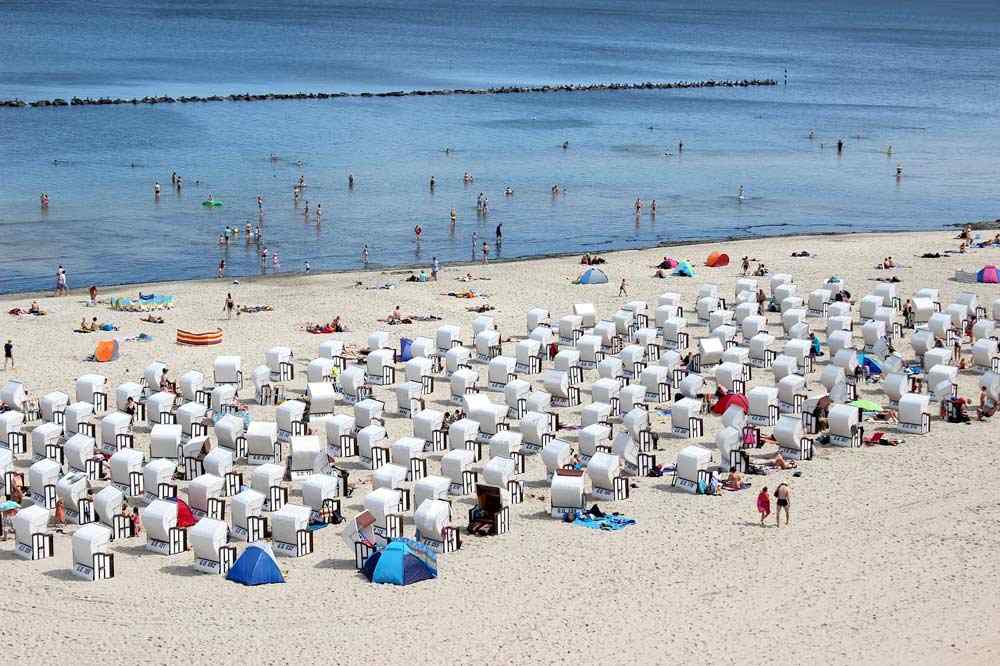 Ostsee Badestrand auf der Insel Rügen