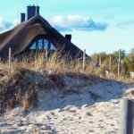 Ferienhaus mit Schilfdach auf der Insel Rügen