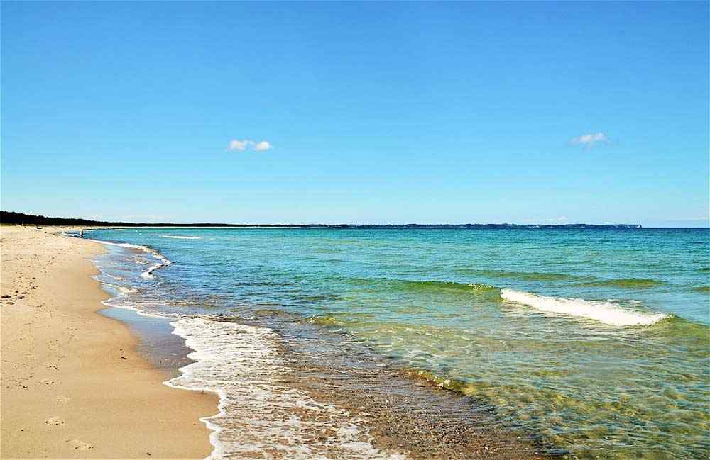 Strand Glowe auf der Insel Rügen