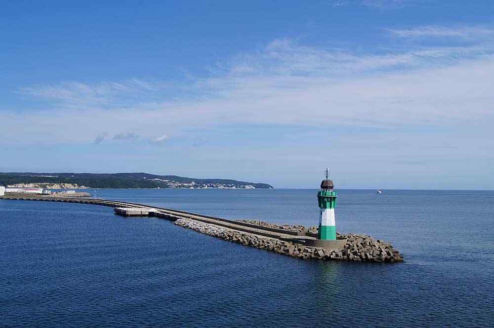 Leuchtturm an der Ostmole Sassnitz